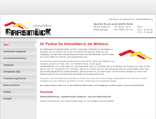 Tablet Screenshot of grasmueck-immobilien.de